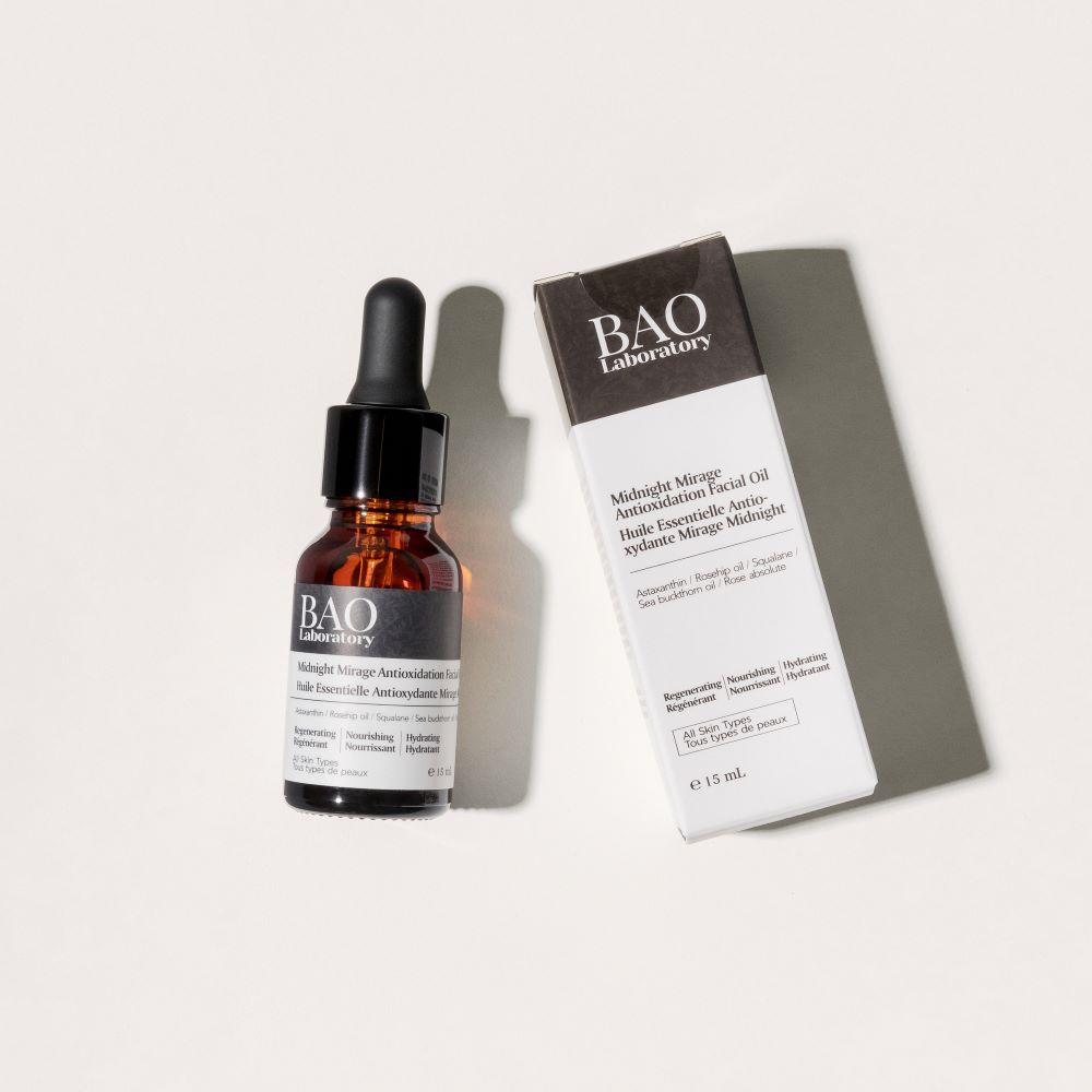 【Canada BAO Laboratory】虾红素夜间修復精华油Midnight Mirage Antioxidation Facial Oil 15 ML✿20E014